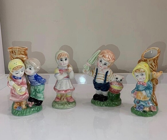 Şirin şamdanlı biblo