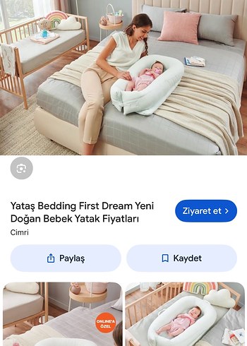 Beyaz Bebek babynest - Görsel 5