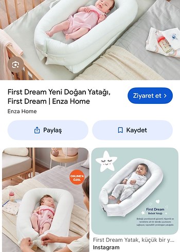 Beyaz Bebek babynest - Görsel 4