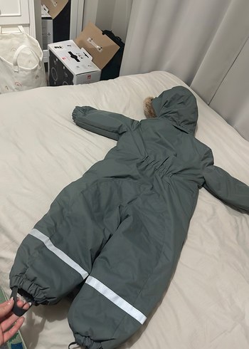 Çocuk Kürklü Kar Tulumu - Görsel 6