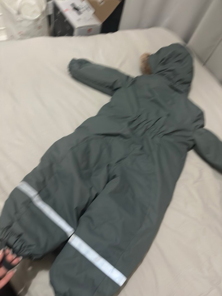 Çocuk Kürklü Kar Tulumu - Görsel 5