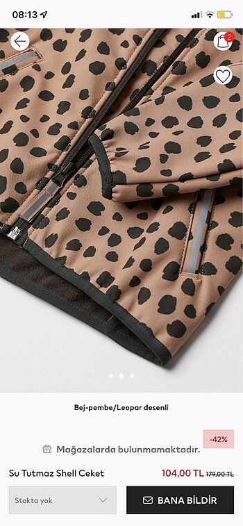 Su Tutmaz Shell  ceket - Görsel 2