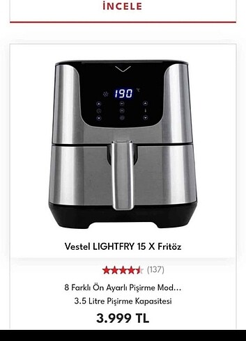 Vestel Light fairy