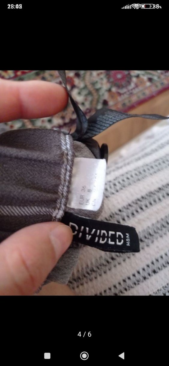 Kadın Gri Pilili Salaş Kumaş Pantolon - Görsel 4