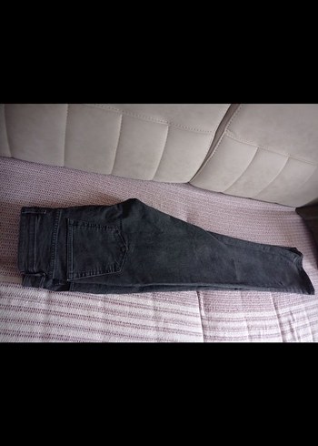 Gri Erkek Regular Fit Denim Pantolon - Görsel 3