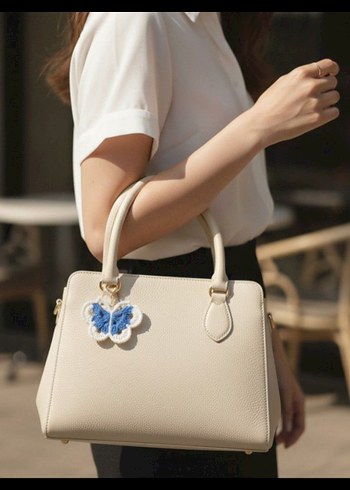 Dantel Kelebek Anahtarlık Seti - Pastel Renkler - Görsel 3