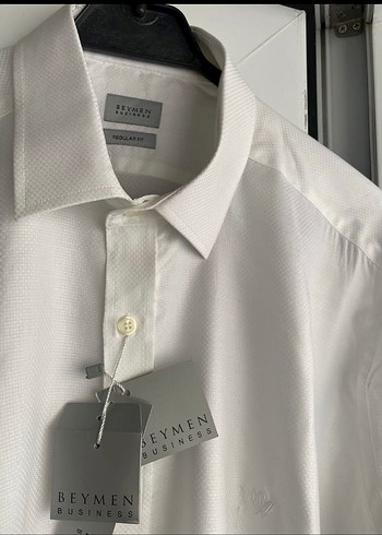 #Beymen Beyaz Pamuklu Uzun Kollu Gömlek - Görsel 5