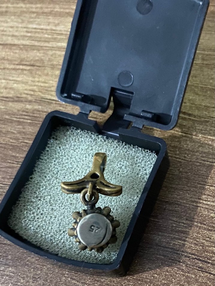 İncili gümüş Kadın Kolye Ucu - Görsel 2