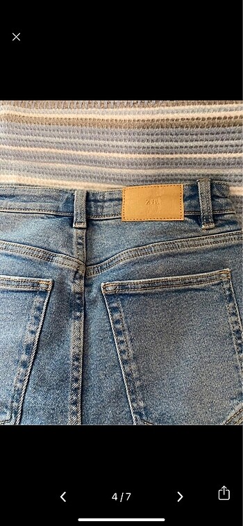 34 Beden mavi Renk Zara Jean