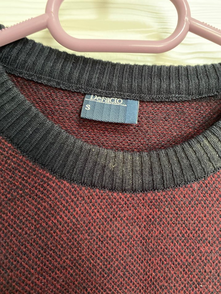 Bordo Erkek Triko Kazak - Görsel 3