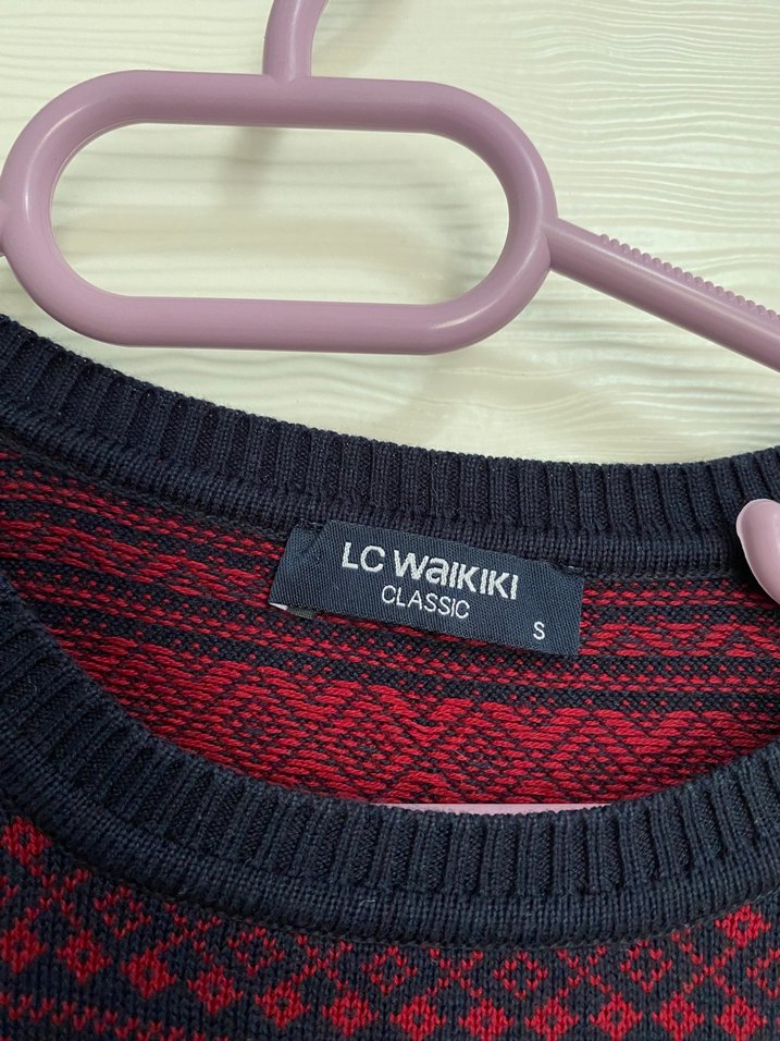 Bordo Erkek Triko Kazak - Görsel 4