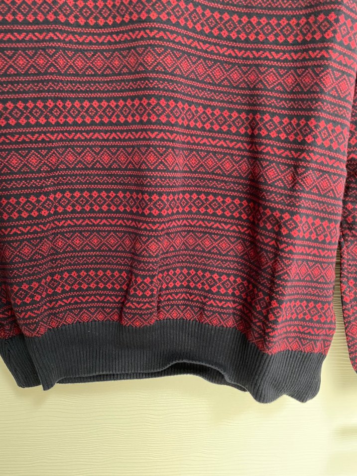 Bordo Erkek Triko Kazak - Görsel 2