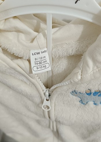 Beyaz Bebek Erkek Polar Tulum - Görsel 2