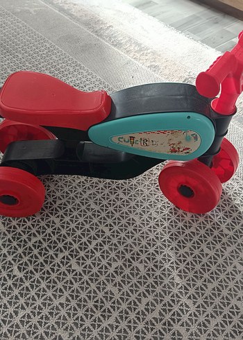 Renkli Üç Tekerlekli Çocuk Denge Bisikleti - Görsel 3