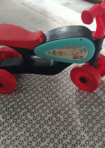 Renkli Üç Tekerlekli Çocuk Denge Bisikleti - Görsel 4