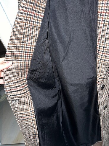 s Beden Zara oversize kareli kaban