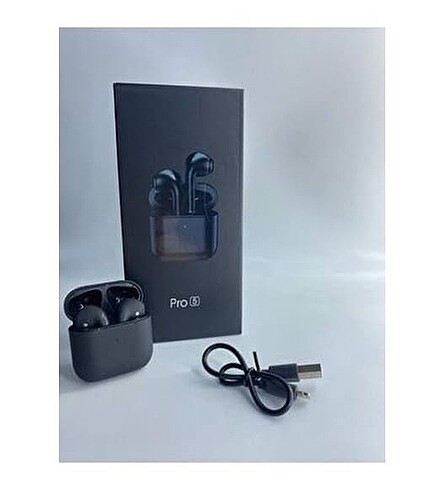 Siyah Pro5 Android apple uyumlu kulaklık