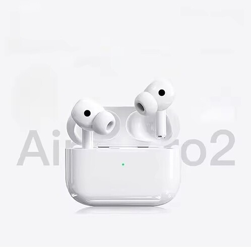 Beyaz Airpro2 tüm tlflarla uyumlu kulaklık