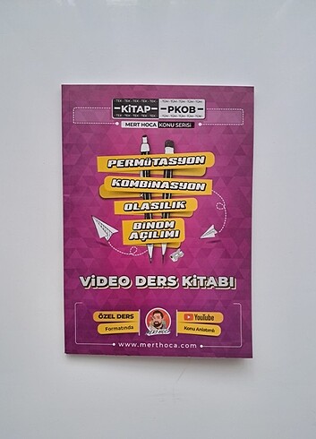 MERT HOCA PERMİTASYON KOMBİNASYON OLASILIK BİNOM AÇILIMI VİDEO D