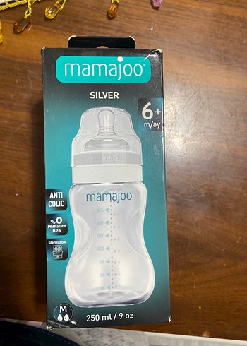Mamajoo 250 ml Bebek Biberonu - Gri/Beyaz - Görsel 2