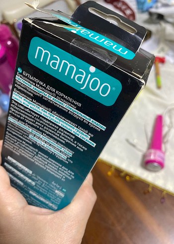 Mamajoo 250 ml Bebek Biberonu - Gri/Beyaz - Görsel 3