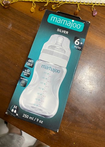 Mamajoo 250 ml Bebek Biberonu - Gri/Beyaz - Görsel 4