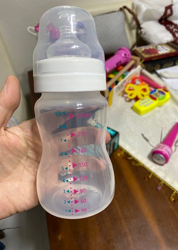 Mamajoo 250 ml Bebek Biberonu - Gri/Beyaz - Görsel 5