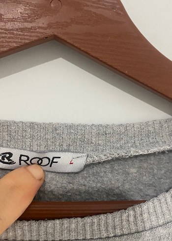 Diğer Gri Baskılı Kadın Sweatshirt