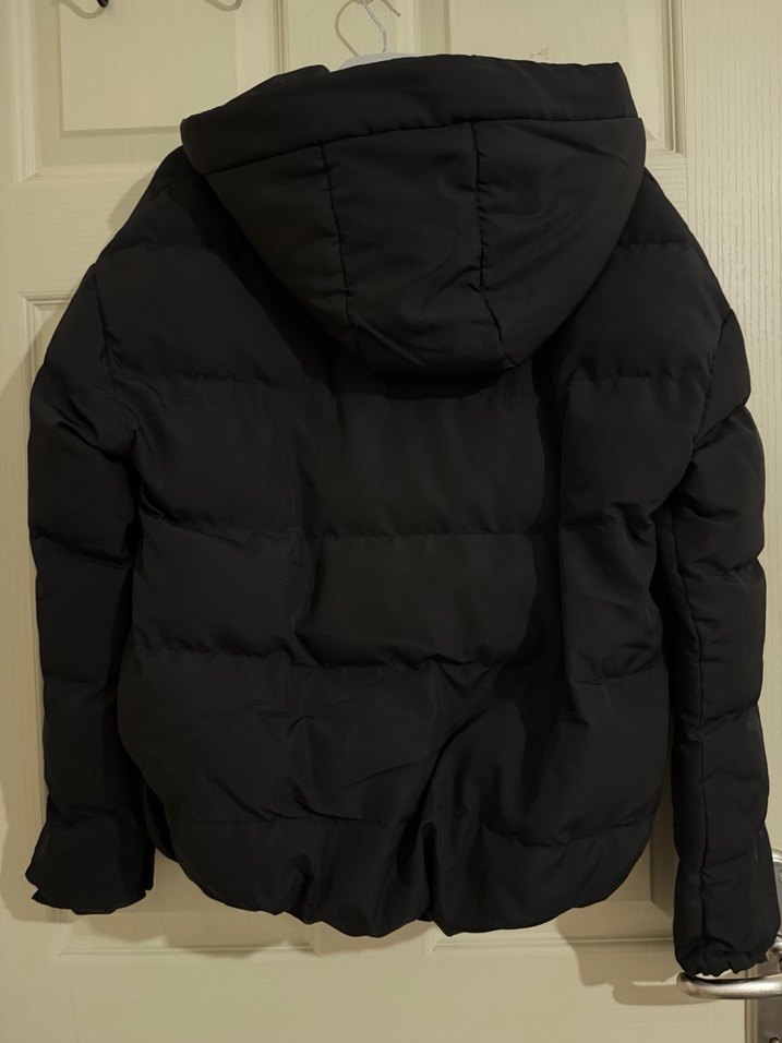 Siyah Fermuarlı Kadın mont - Görsel 2