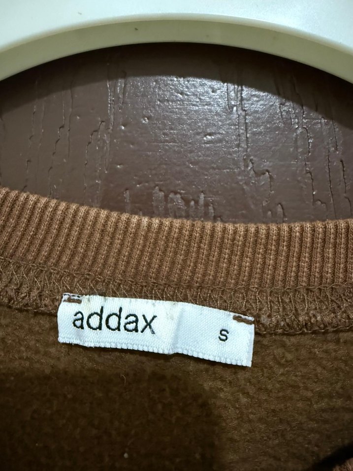 Kahverengi Uzun Kollu Kadın Sweatshirt - Görsel 2