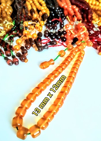  Beden Camel Renkli Erkek Tesbih Boncukları