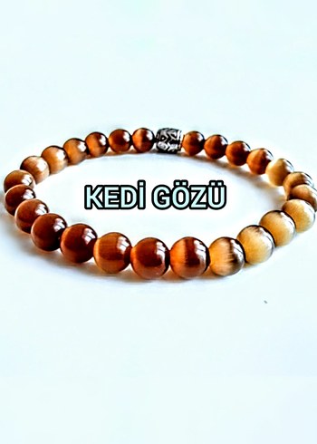 KEDİ GÖZÜ 8MM DOĞALTAŞ BİLEKLİK