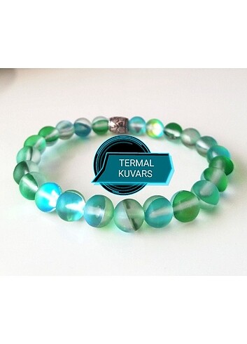TERMAL KUVARS 8MM DOĞALTAŞ BİLEKLİK