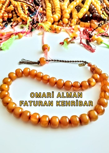 Beden OMARİ ALMAN FATURAN KEHRİBAR TESBİH