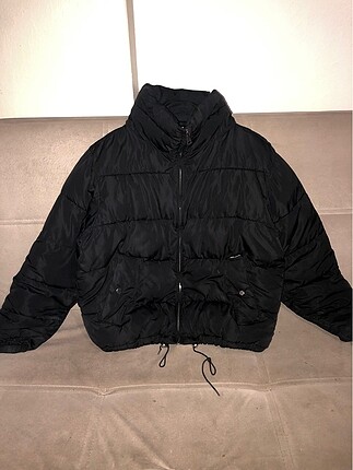 Pull & Bear Siyah Mont