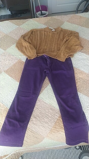 Pull&bear salaş kazak &40 beden x-side pantolon