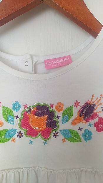 LC Waikiki 6-7 yaş yazlık penye elbise ve bolero