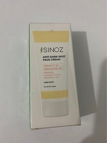 sinoz anti dark spot face krem 40ml