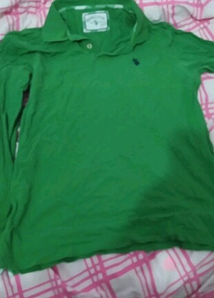 xl Beden Orijinal polo sweatshirt solma deforme hiçbir şey yok