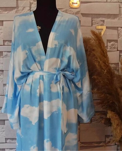 universal Beden mavi Renk Kimono