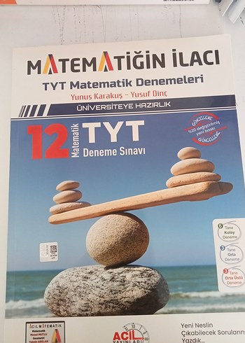 MATEMATİĞİN İLACI TYT Matematik Deneme Kitabı 12'li