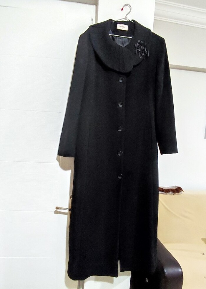 Kaşe uzun polto - Görsel 2