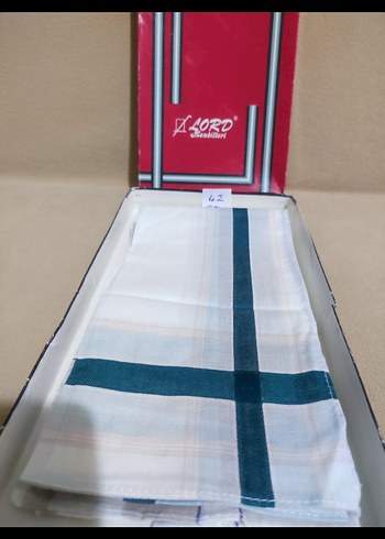 Antika 43. 44 cm erkek mendil - Görsel 2