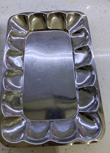 28+18 cm metal tabak 2li - Görsel 2