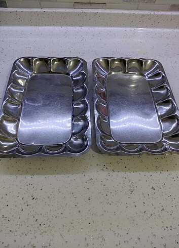 28+18 cm metal tabak 2li
