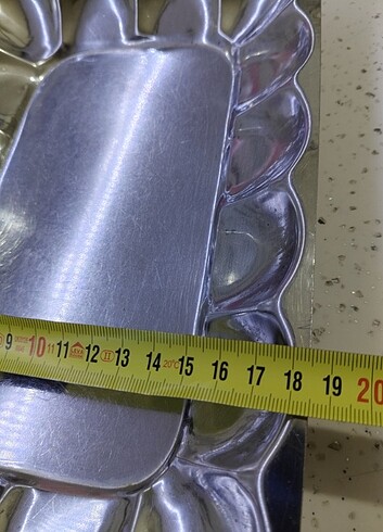 28+18 cm metal tabak 2li - Görsel 5