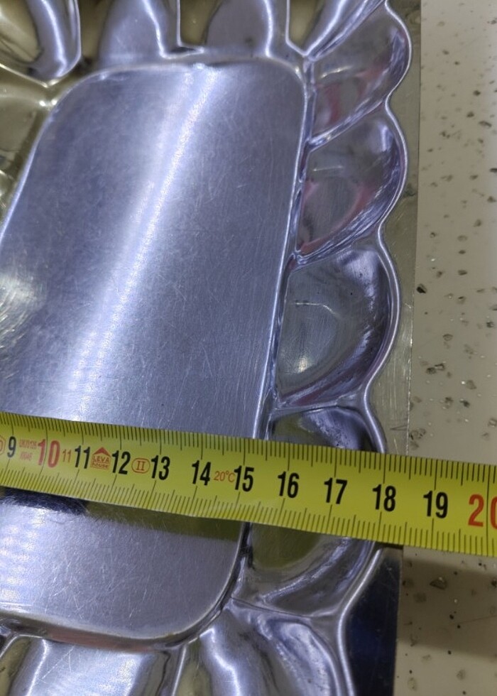 28+18 cm metal tabak 2li - Görsel 5