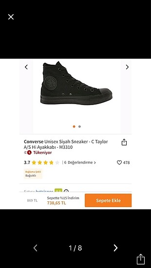 Orijinal converse m3310