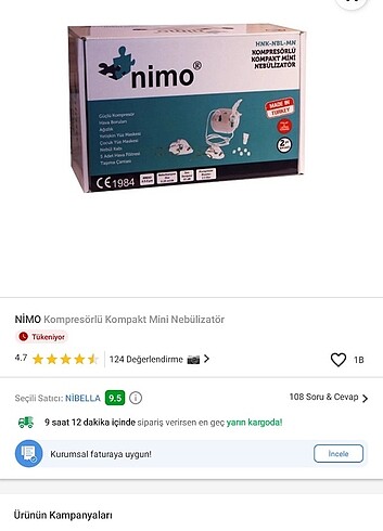 Nebülizatör/ Hava Makinesi
