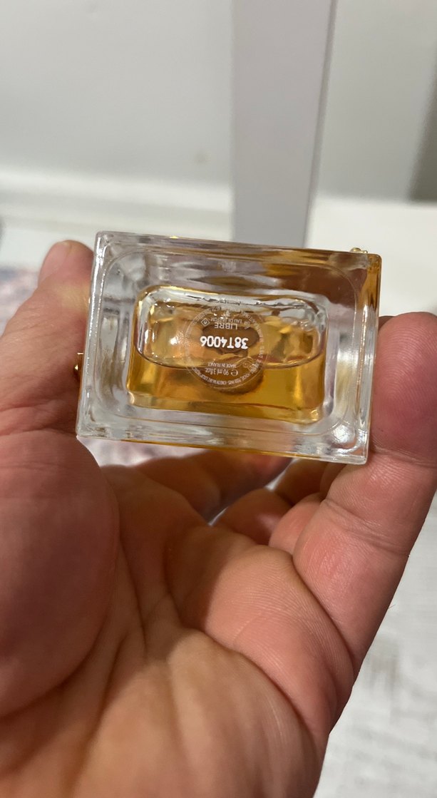 90 milim kapaksız Kadın Parfümü Şişesi Altın Detaylı - Görsel 2